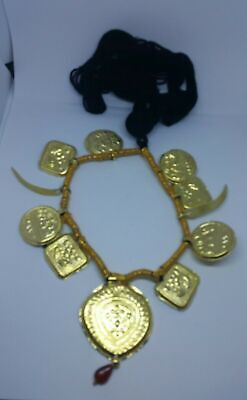 Punjabi Folk Cultural Bhangra Gidha Kaintha Taweets in Black thread necklace T7