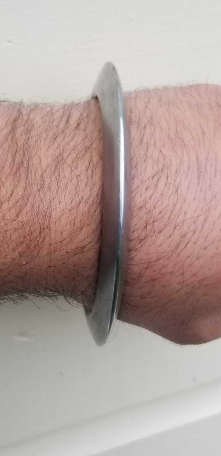 Sikh Sarbloh Kara Smooth Design Singh Kaur Khalsa Kada Bangle Kakaar 5Ks New DD3