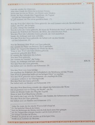 Sri Guru Granth Sahib Ji in German Translation four Volumes Sanchia Complete Set