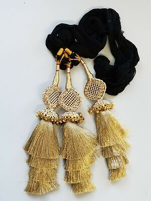 Indian punjabi pranda mehndi jagoo charms bridal patiala paranda hair braid a28