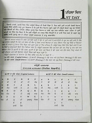 Speak fluent english learning course punjabi to english easy course in days B9
