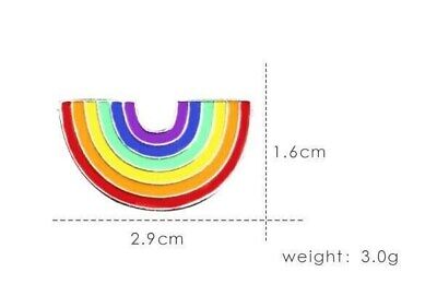 Hope nhs keyworker thank you doctor nurse rainbow enamel metal pin badge lapel d