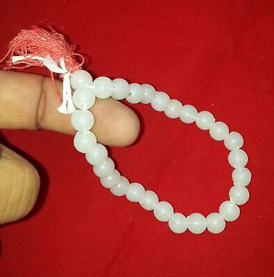 Hindu sikhs 27 +1 faux pearls white beads meditation simarna healing prayer mala
