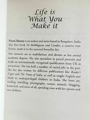 Life is what you make it preeti shenoy - story of love hope determination b59