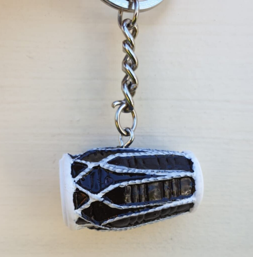 Dholki Key Ring India Punjabi Hindu Kaur Dhol Key Chain Panjabi Gift LL12 Drum