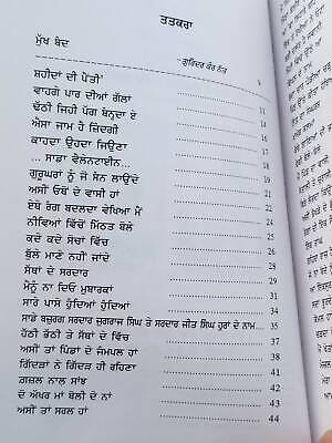 Satha de sardar by nimarbir singh punjabi poetry on village life reading book b4