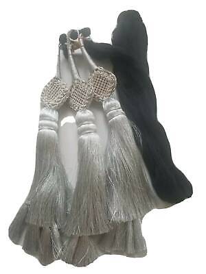 Indian punjabi pranda mehndi jagoo charms bridal patiala paranda hair braid a15s