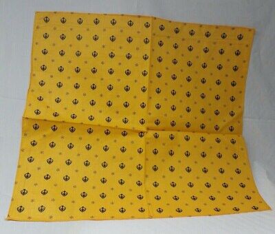 Sikh Punjabi Yellow Khalsa Khandas bandana Head Wrap Gear Rumal Handkerchief
