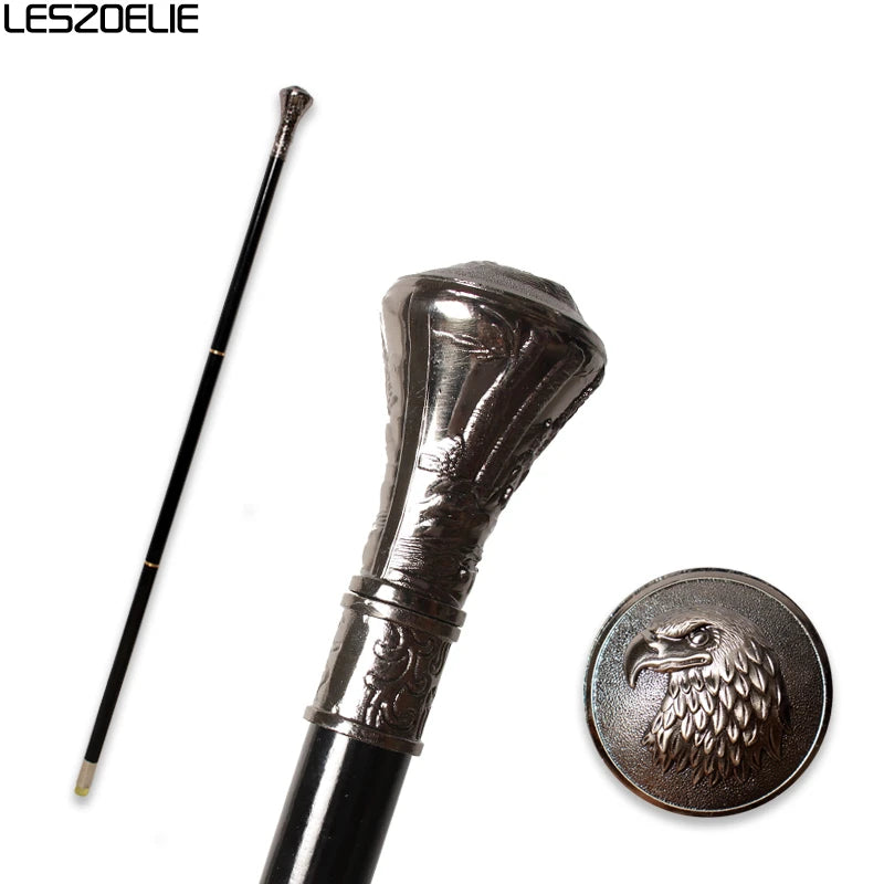 104cm Eagle Head Handle With Black And Red 3-Pieces Wooden Walking Stick Men Fashion Walking Canes Women Elegant Walking Stick
