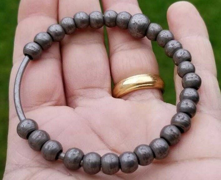 Sarbloh Kara Meditation Praying Beads Sikh Singh Kaur Khalsa Simran Bangle DD2