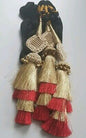 Indian punjabi pranda mehndi jagoo charms bridal patiala paranda hair braid a24