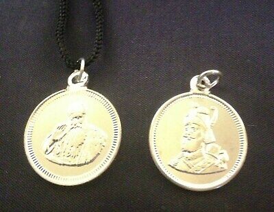 Unisex sikh guru nanak gobind singh ji khanda eik onkar pendants christmas gifts