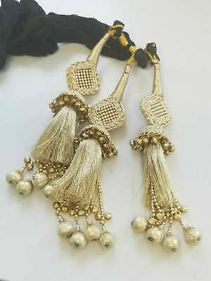 Indian punjabi pranda mehndi jagoo charms bridal patiala paranda hair braid a22