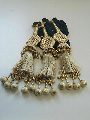 Indian punjabi pranda mehndi jagoo charms bridal patiala paranda hair braid a22