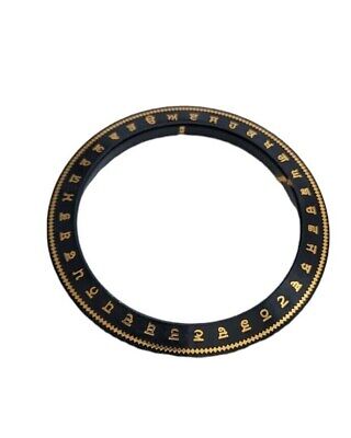 Sant bhindranwale kara gurmukhi kada black gold colour sikh singh bangle e11