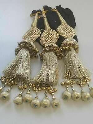 Indian punjabi pranda mehndi jagoo charms bridal patiala paranda hair braid a22