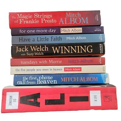 Mitch Albom Collection 6 Books Set Tuesdays With Morrie New Mohammed Ali Winning