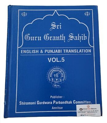 Sri Guru Granth Sahib Punjabi English Translation Meaning Sikh Sanchi SGPC Vol 5