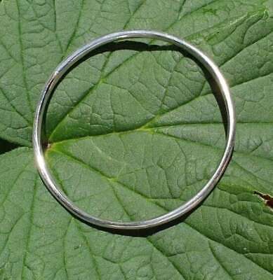 Stainless Steel Kara Silver Tone Thin Sikh Singh Kaur Khalsa Round Bangle Y11