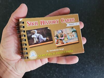 Sikh History Cards Part 1 for Kids Learn Sikhism Book Colour photos English MA