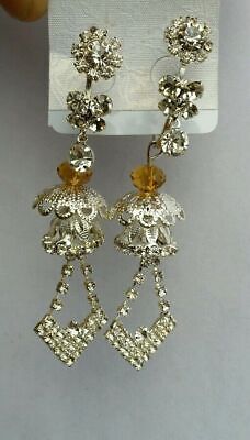 Stunning Daimonte Silver Plated Fashion Ladies Earrings - very Stylish