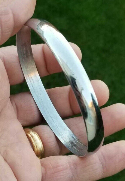 Sikh Iron Kara Smooth Design Singh Kaur Khalsa Kada Bangle Kakaar 5Ks New W7