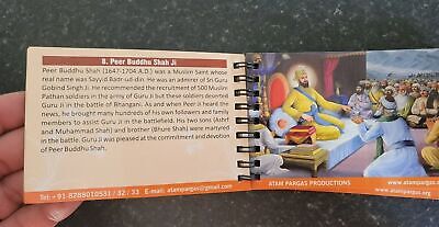 Sikh History Cards Part 2 for Kids Learn Sikhism Book Colour photos English MA