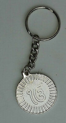SIKH RELIGIOUS Guru Nank Eik Onkar Chrome Plated KEY RING Punjabi Key Chain O104