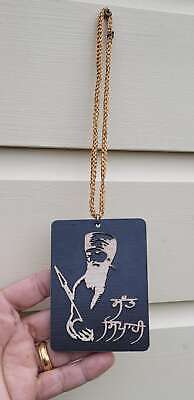 Punjabi sikh kaur wooden sant jarnail singh bhindranwale car rear mirror hanger