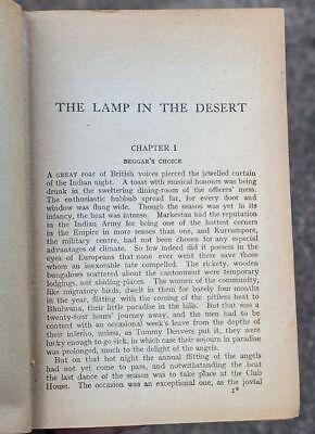 Vintage Book The Lamp in The Dessert by Ethel M. Dell Hutchinson Publication MH