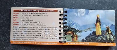 Sikh History Cards Part 1 for Kids Learn Sikhism Book Colour photos English MA