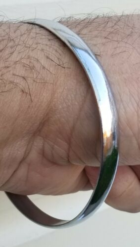 Sikh Iron Kara Smooth Design Singh Kaur Khalsa Kada Bangle Kakaar 5Ks New W8