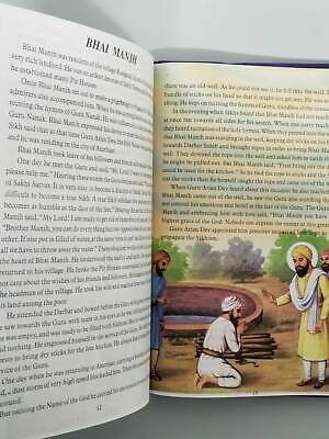 Illustrated life stories guru sahibs kids sikh singh kaur book english & photos