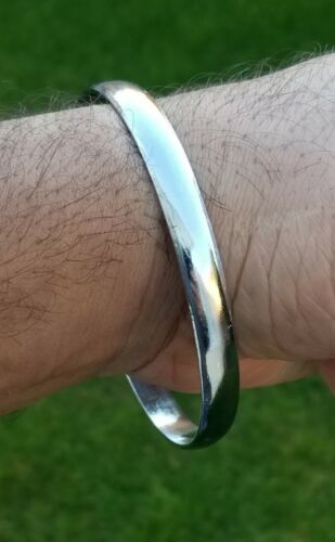Sikh Iron Kara Smooth Design Singh Kaur Khalsa Kada Bangle Kakaar 5Ks New W8