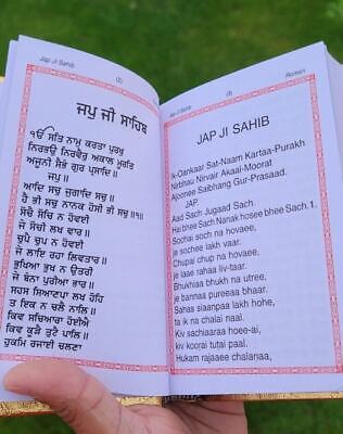 Sikh Prayer Book Japji Rehras Sahib Bani Gurmukhi Transliteration English Gutka