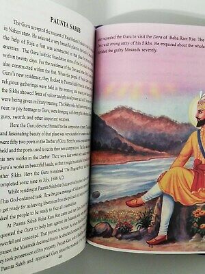 Illustrated life stories guru sahibs kids sikh singh kaur book english & photos