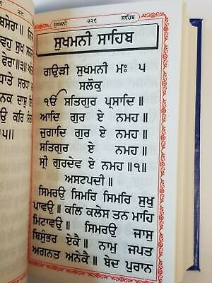 Sikh sundar gutka japji rehras sukhmani anand sahib bani punjabi gurmukhi vvv