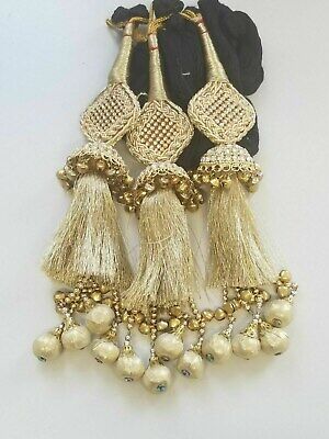 Indian punjabi pranda mehndi jagoo charms bridal patiala paranda hair braid a22
