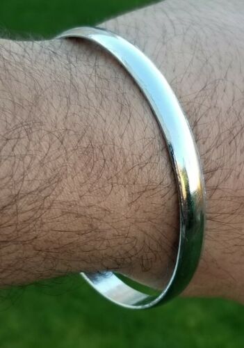 Sikh Iron Kara Smooth Design Singh Kaur Khalsa Kada Bangle Kakaar 5Ks New W8
