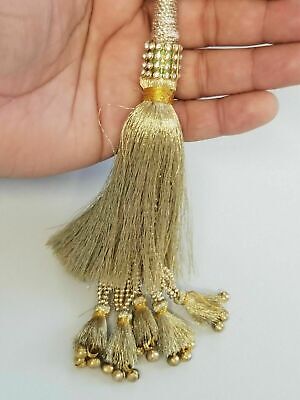 Indian Punjabi Pranda Mehndi Jagoo Charms Bridal Patiala Paranda Hair Braid A41