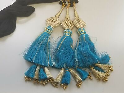 Indian Punjabi Pranda Mehndi Jagoo Charms Bridal Patiala Paranda Hair Braid A17