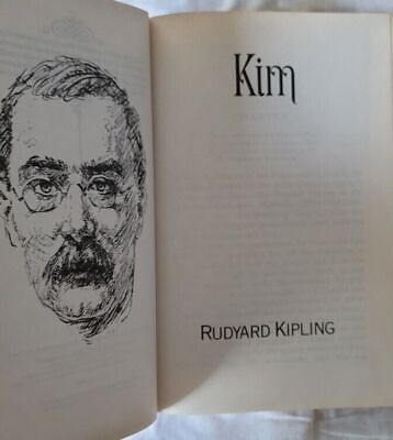 Vintage Book Kim by Rudyard Kipling 1988 Edition Hardcover Excellent Condition