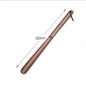 Black Walnut wooden Professional Shoe Horn Flexible Long Handle Shoehorn Useful Shoe Lifter Professional Shoe Spoon Home Tools