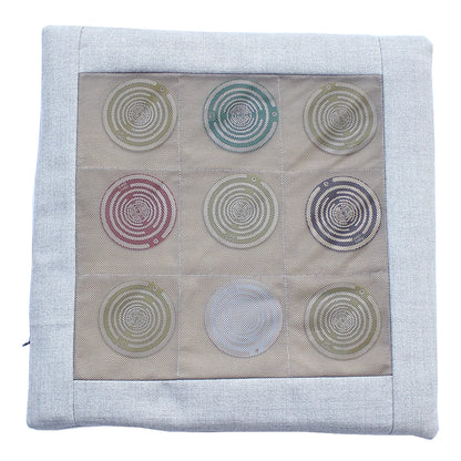 Meditation Cushion Pillow Comfort Memory Foam Square Floor Cushion Mat Tesla Polarizing Disk Awaken Self Repair Christmas Gift