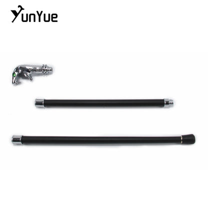 White Luxury Snake Handle Fashion Walking Stick for Party Man Elegant Fashion Vintage Hand Cane Lady Dress Matching Walking Cane