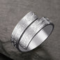 Dawapara Ayatul Kursi Stainless Steel Ring Adjustable Quran Arabian Calligraphy Eid al Adha Muhammad Blessing Muslim Jewelry