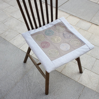 Meditation Cushion Pillow Comfort Memory Foam Square Floor Cushion Mat Tesla Polarizing Disk Awaken Self Repair Christmas Gift