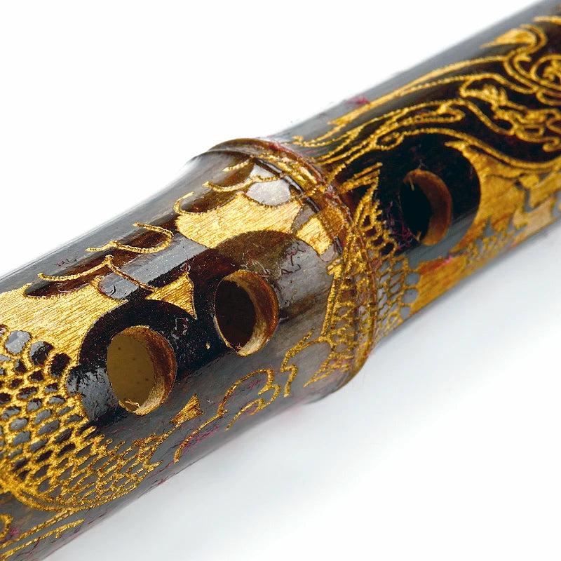 Chinese Bamboo Flute Call Bawu  G/F Key With Ribbon carving Folk Musical Woodwind Instrument Suitable for beginners