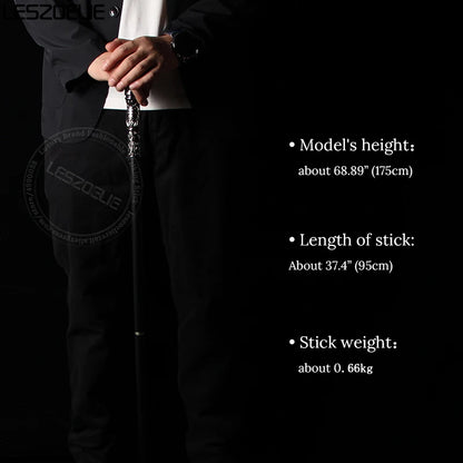 93cm Luxury Gold With Black Detachable Walking Stick Man Fashion Walking Cane Lady Party Sticks Elegant Vintage Walking Cane