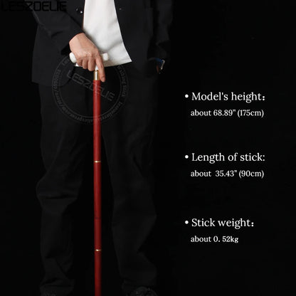 White Resin Handle African Wooden Luxury Walking Stick Men And Women Fashion Elegant Walking Stick Vintage Walking Canes